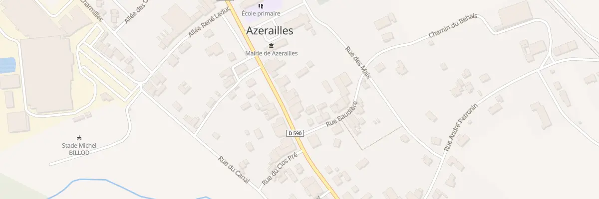 Plan du 32 Rue General Leclerc à Azerailles