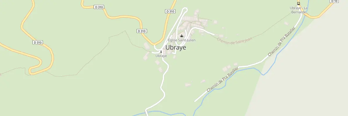 Plan du 7029 Le Village à Ubraye