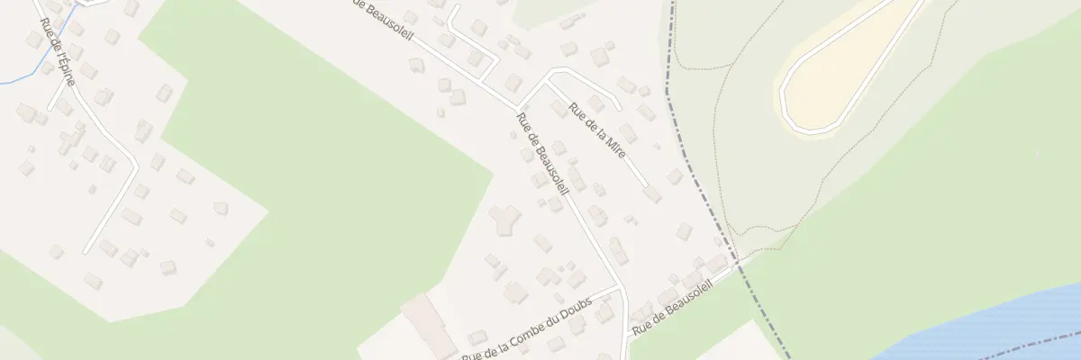 Plan du 13 Rue de Beausoleil à Lougres