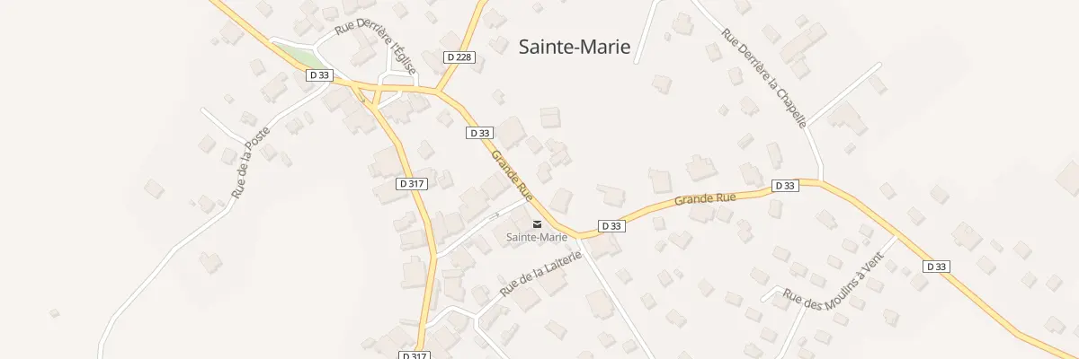 Plan du 11 Gr Grande Rue à Sainte-Marie