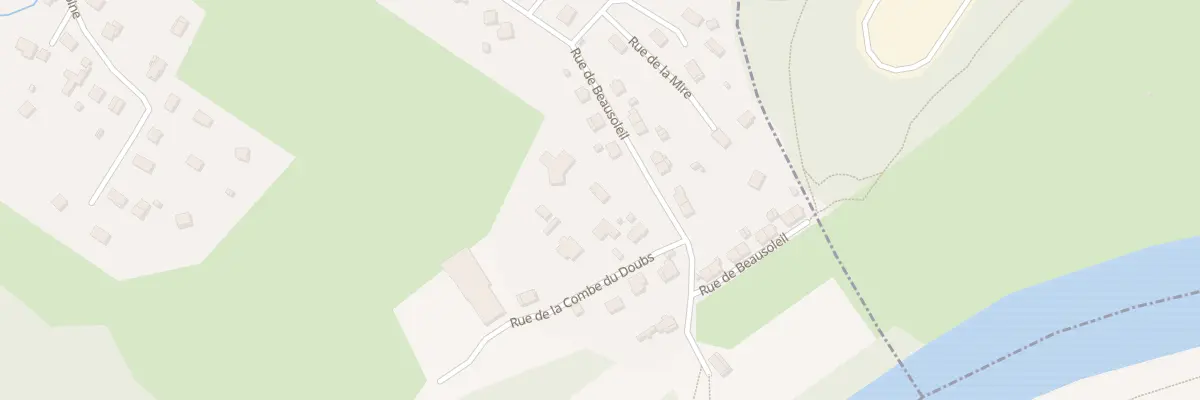 Plan du 2B Rue de la Combe du Doubs à Lougres