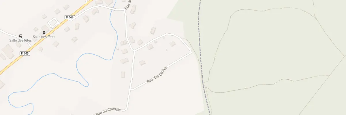 Plan du 9 Rue des Oiches à Lougres