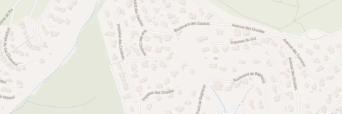 Plan du 50 Imp des Cimbres à Roquebrune-sur-Argens