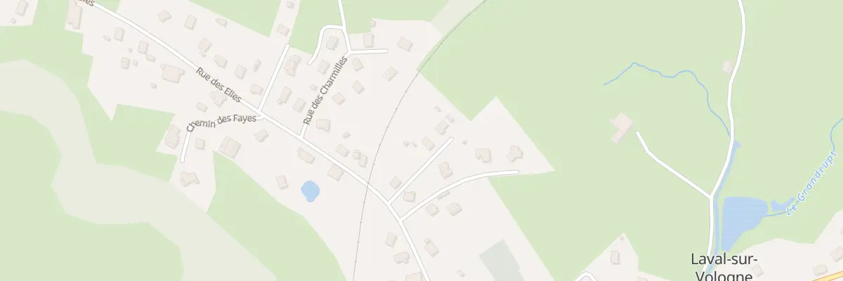 Plan du 260 Rue de la Gare à Laval-sur-Vologne