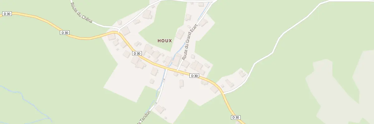 Plan du 6 Rte de Houx à Laveline-du-Houx