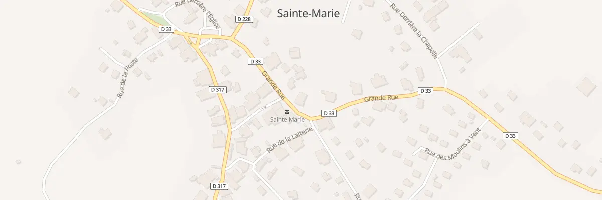 Plan du 15 Gr Grande Rue à Sainte-Marie