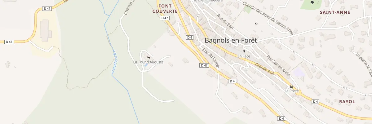Plan du 5361 Les Ferrages à Bagnols-en-Forêt