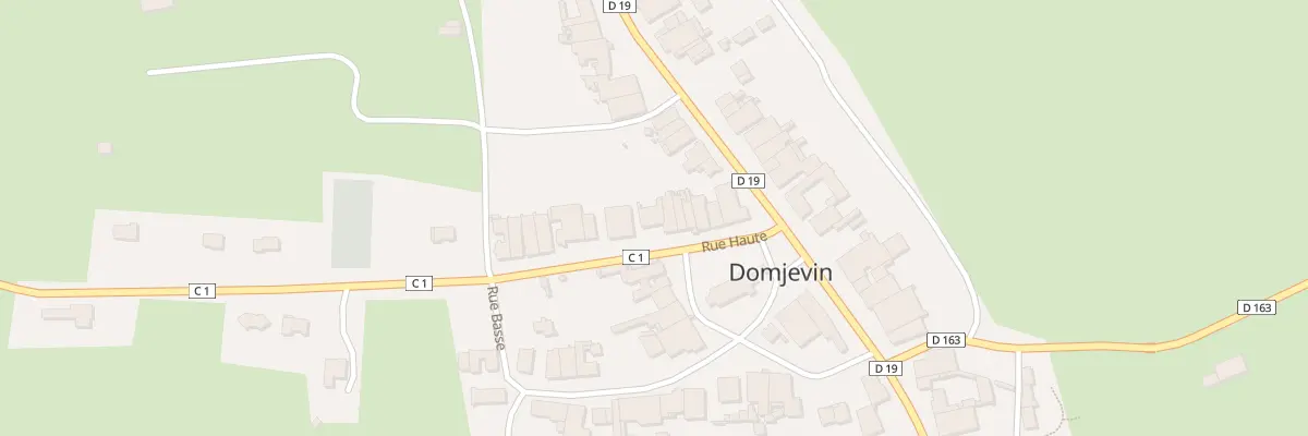 Plan du 75 Rue Haute à Domjevin