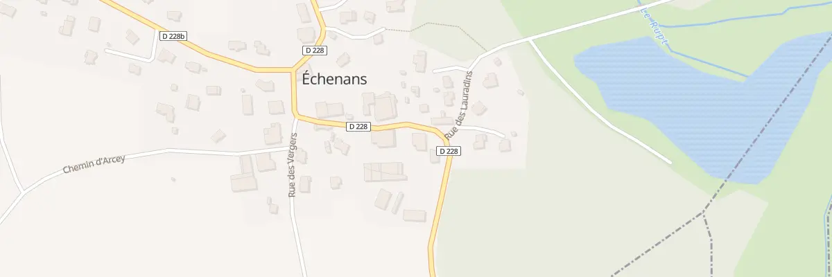 Plan du 4 Gr Grande Rue à Échenans