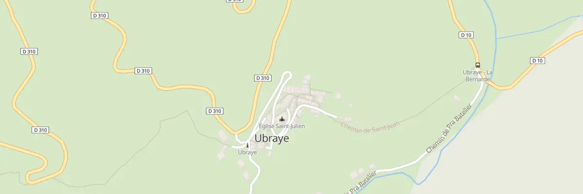Plan du 5067 Le Village à Ubraye