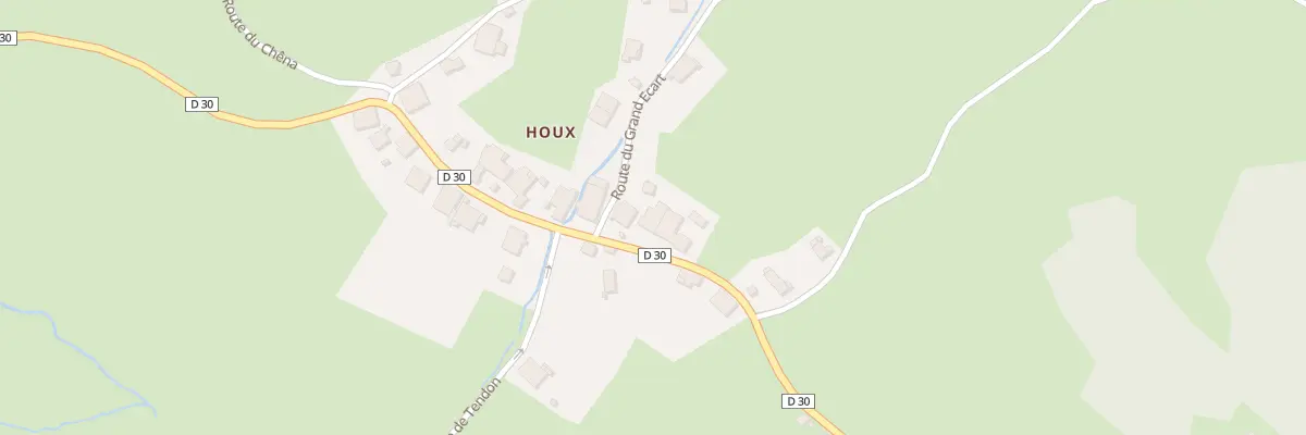 Plan du 4 Rte de Houx à Laveline-du-Houx