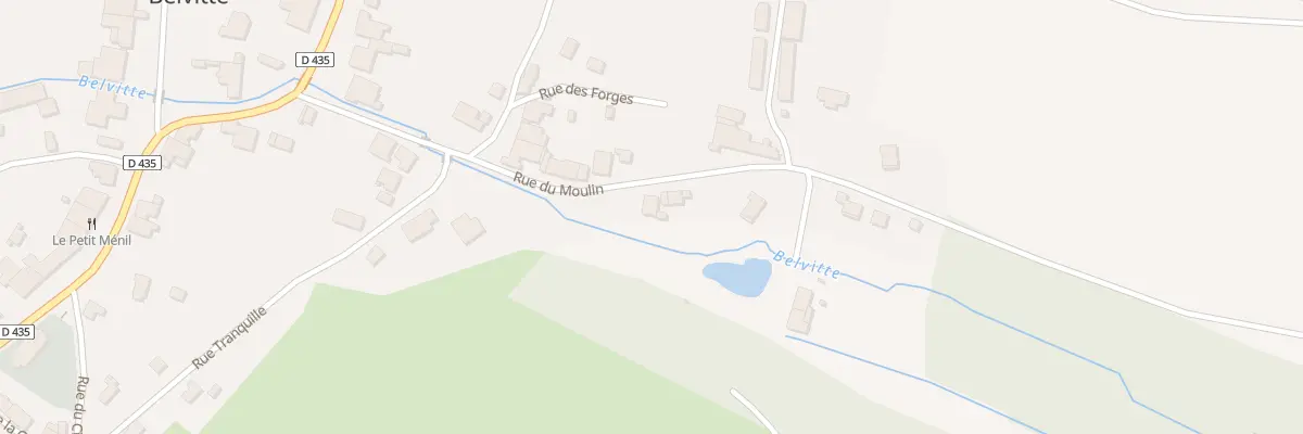 Plan du 4 Rue du Moulin à Ménil-sur-Belvitte