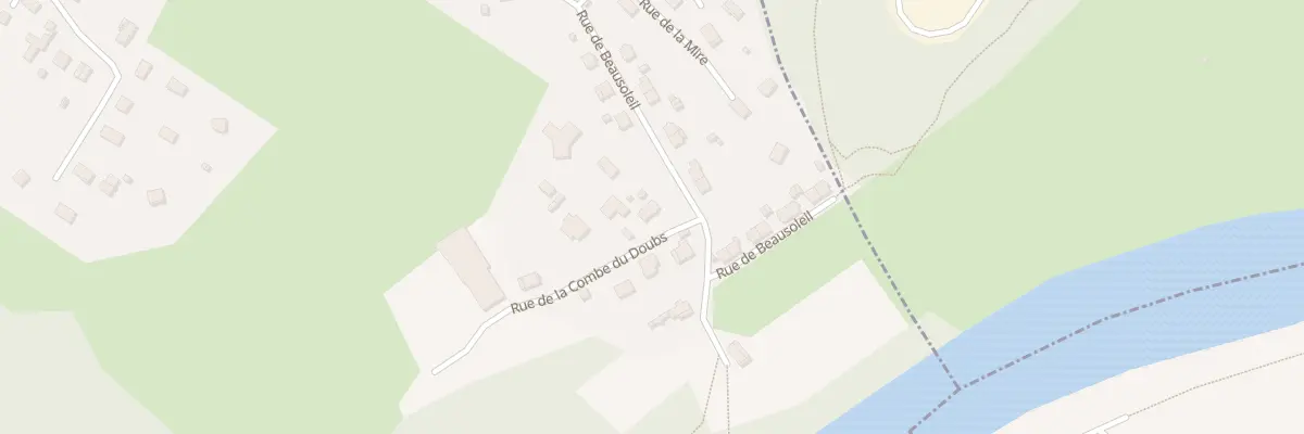 Plan du 2 Rue de la Combe du Doubs à Lougres