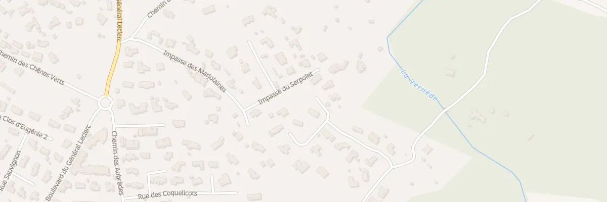 Plan du 5579 Les Hautes Vernèdes à Puget-sur-Argens