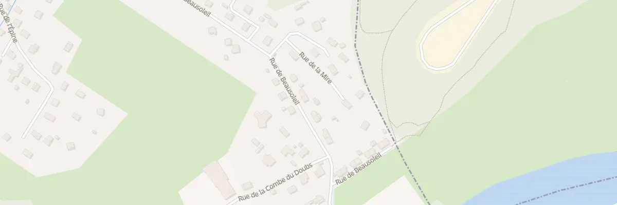Plan du 22 Rue de Beausoleil à Lougres
