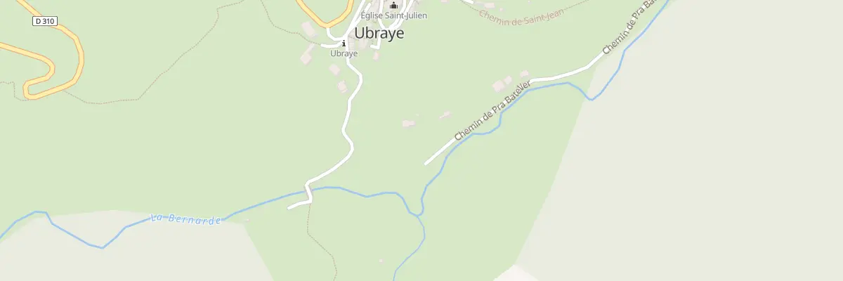 Plan du 7014 Pra Batalier à Ubraye