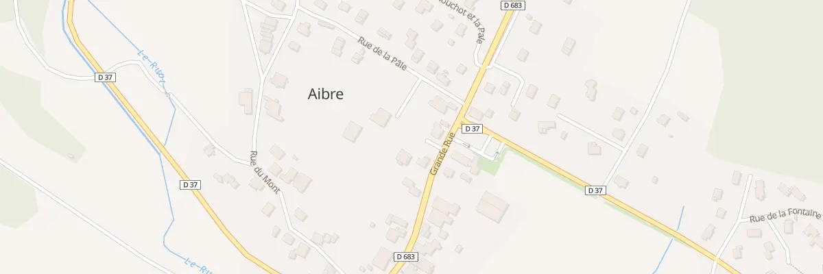 Plan du 25B Gr Grande Rue à Aibre