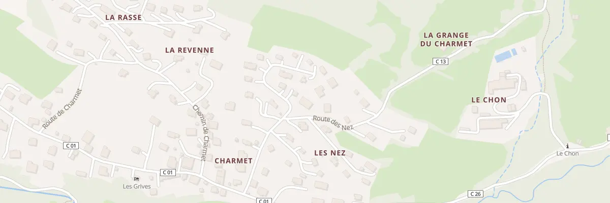 Plan du 151 Rte des Nez à Bernex