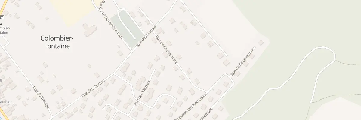 Plan du 5 Rue de Coutremont à Colombier-Fontaine