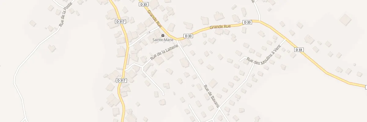 Plan du 2 Rue de Bavans à Sainte-Marie