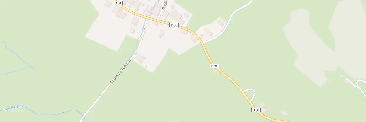 Plan du 1 Rte de Houx à Laveline-du-Houx