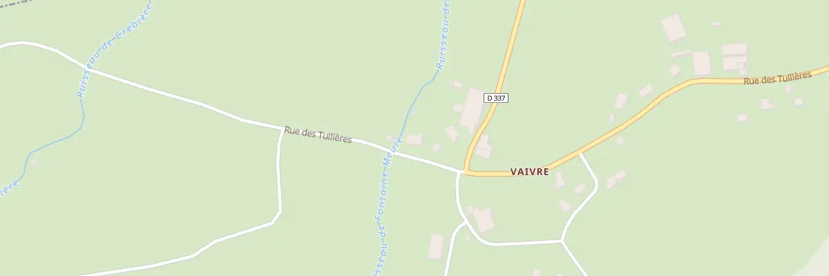 Plan du 18 Rue des Tuilières à Rémondans-Vaivre