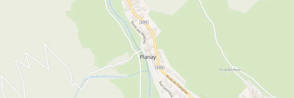 Plan du 15 Che des Parisiens à Planay