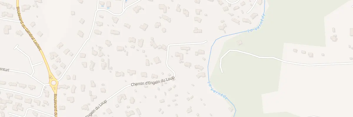 Plan du 510 Che de l’Enghein du Loup à Puget-sur-Argens