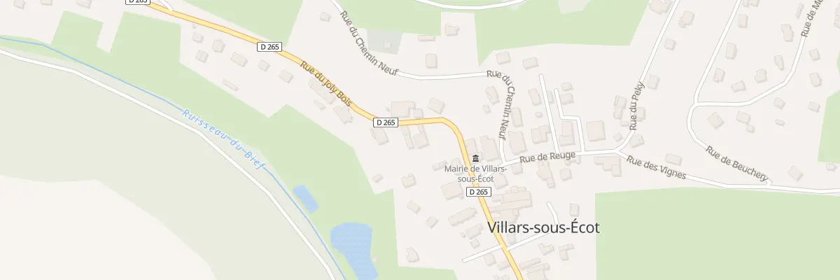 Plan du 5 Rue du Joly Bois à Villars-sous-Écot