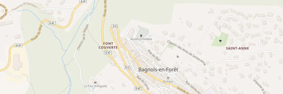 Plan du 17 Rue Neuve à Bagnols-en-Forêt