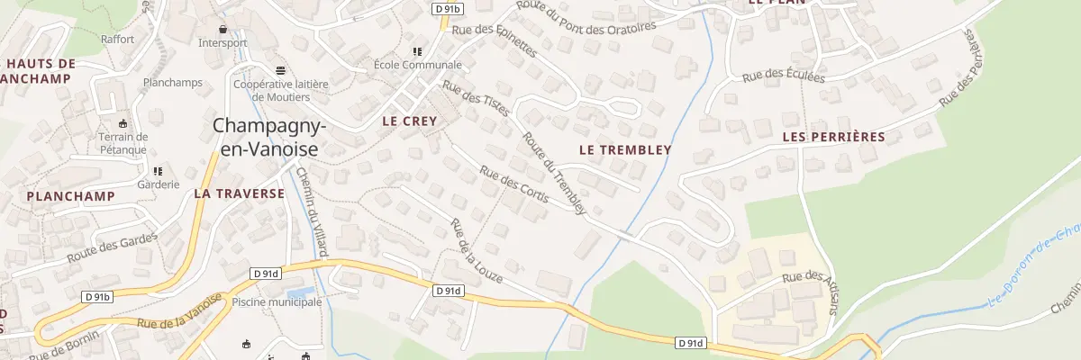 Plan du 5094A Le Trembley à Champagny-en-Vanoise