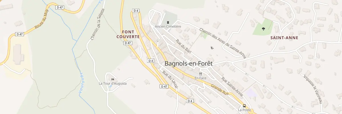Plan du 38 Rue du Mitan à Bagnols-en-Forêt