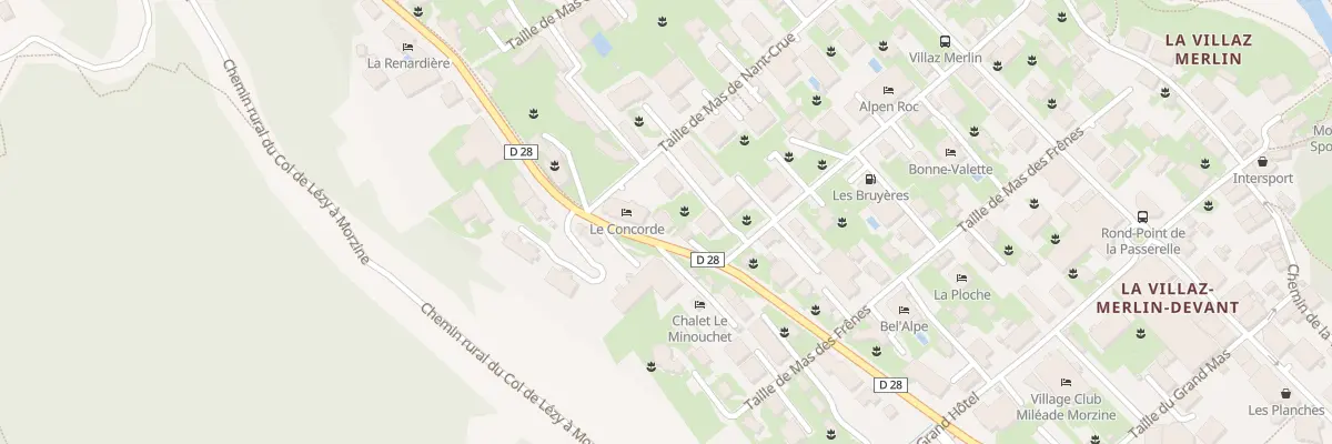 Plan du 488 Rte de la Combe À Zore à Morzine