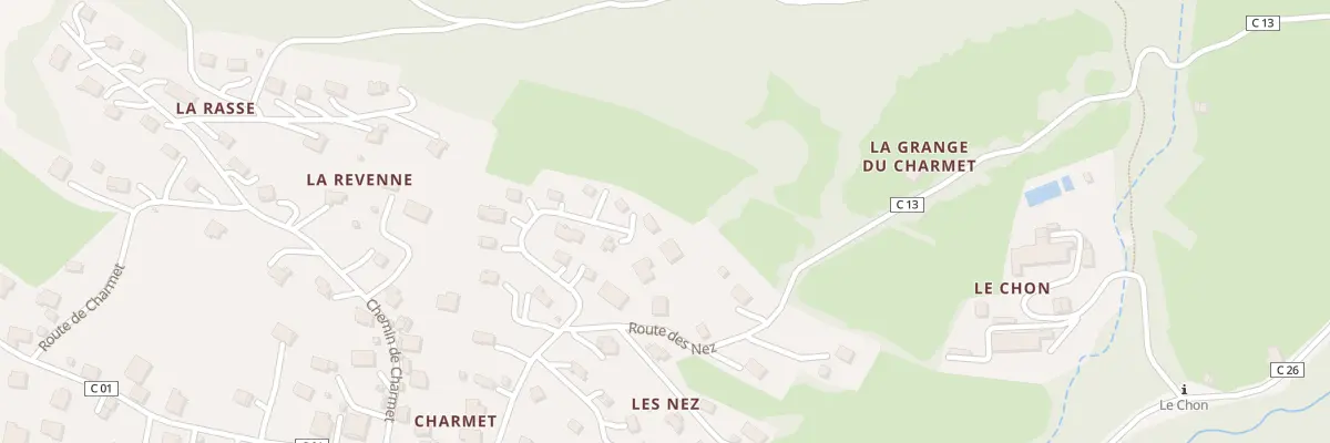 Plan du 179 Imp de la Combe à Bernex