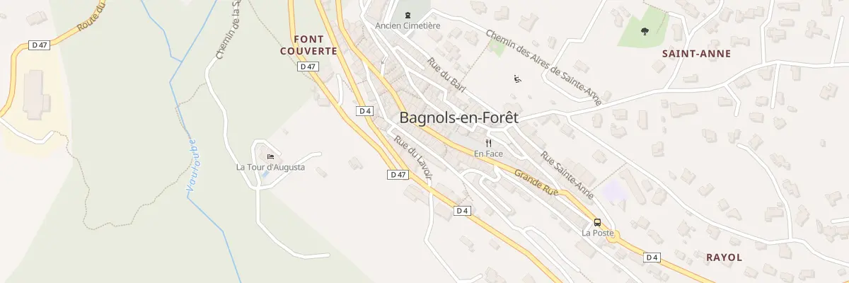 Plan du 5107 Grande Rue à Bagnols-en-Forêt