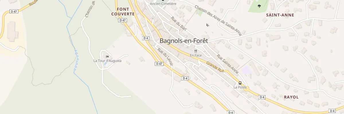 Plan du 41 Rue de l’Ancienne Mairie à Bagnols-en-Forêt