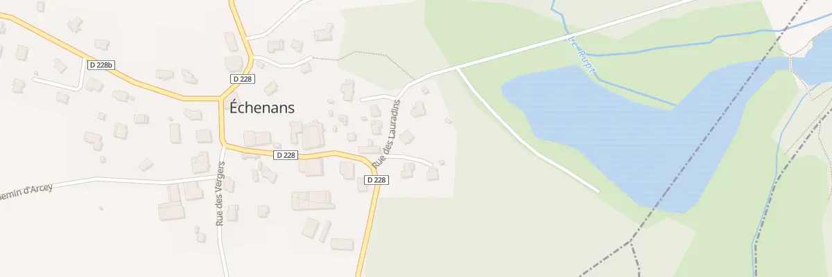 Plan du 5 Rue des Lauradins à Échenans