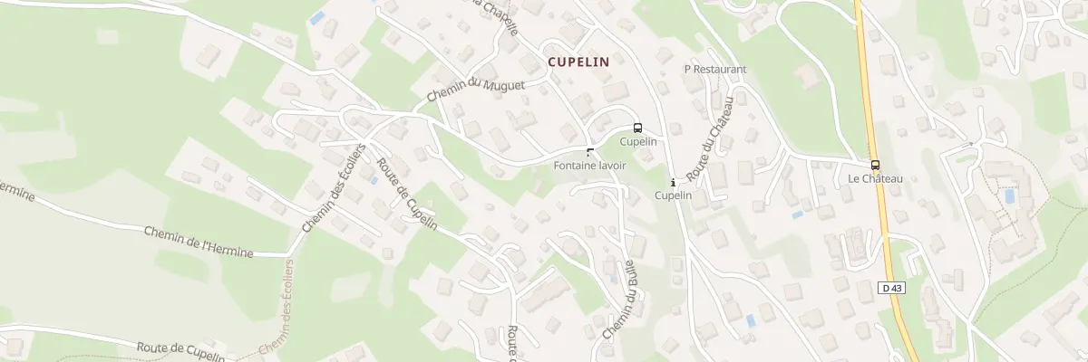 Plan du 135 Rte de Cupelin à Saint-Gervais-les-Bains