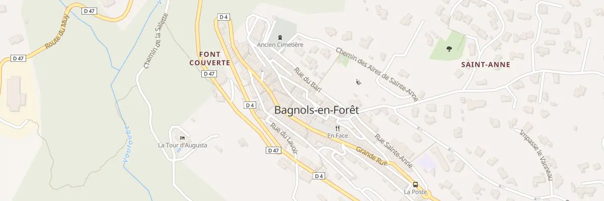 Plan du 136 Rue de l’Eglise à Bagnols-en-Forêt