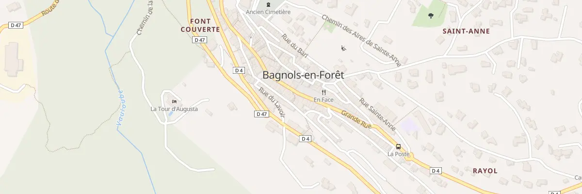 Plan du 482 Rue Grande Rue à Bagnols-en-Forêt