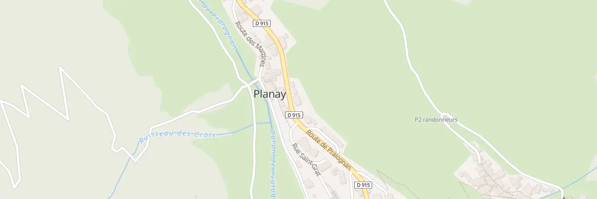 Plan du 7091 Rte de Pralognan à Planay