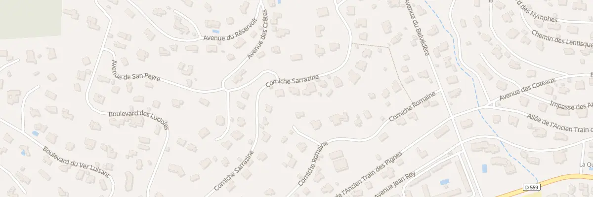 Plan du 5000 Cor Sarrazine à Roquebrune-sur-Argens