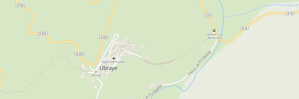 Plan du 5053 Le Village à Ubraye