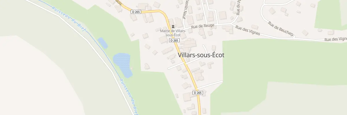 Plan du 8 Rue du Champ du Pré à Villars-sous-Écot