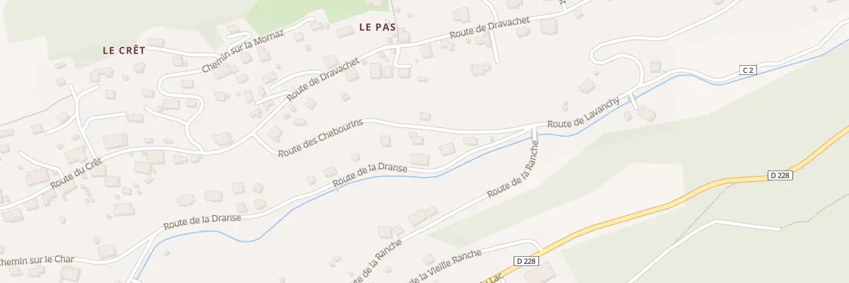 Plan du 123 Rte des Chebourins à Montriond