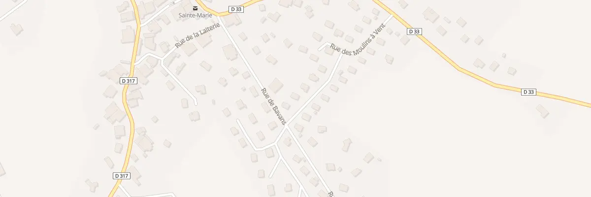 Plan du 28 Rue des Moulins à Vent à Sainte-Marie