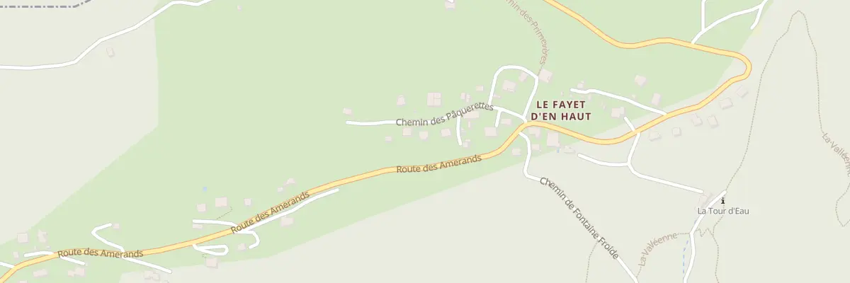 Plan du 133 Che des Pâquerettes à Saint-Gervais-les-Bains