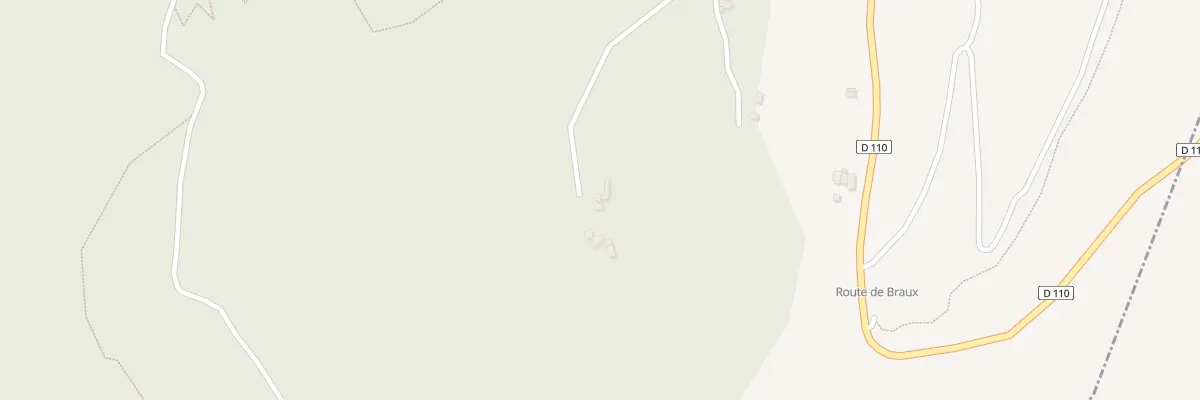 Plan du 7044 Barmettes et Pont du Gai à Braux