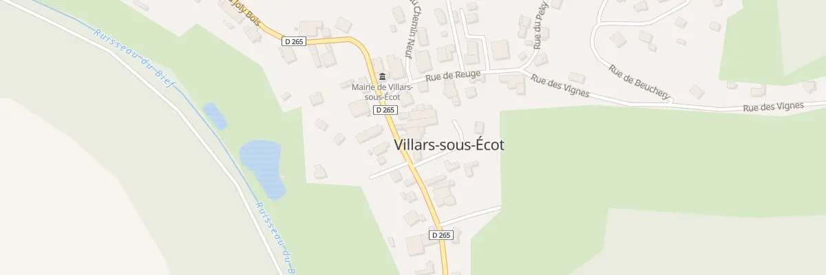 Plan du 3 Rue du Champ du Pré à Villars-sous-Écot
