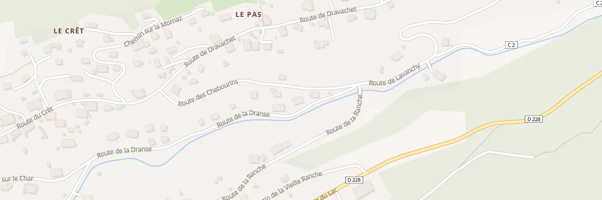 Plan du Pas à Montriond